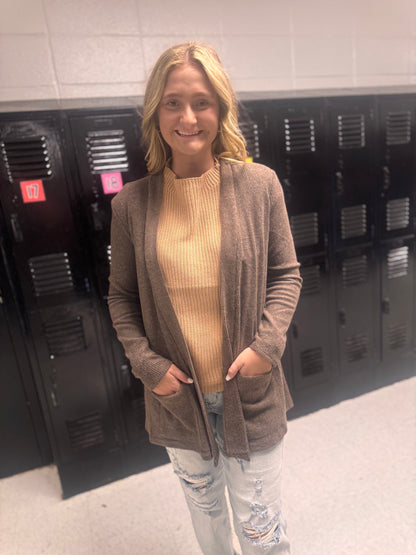 DOORBUSTER Cardigan - Chocolate