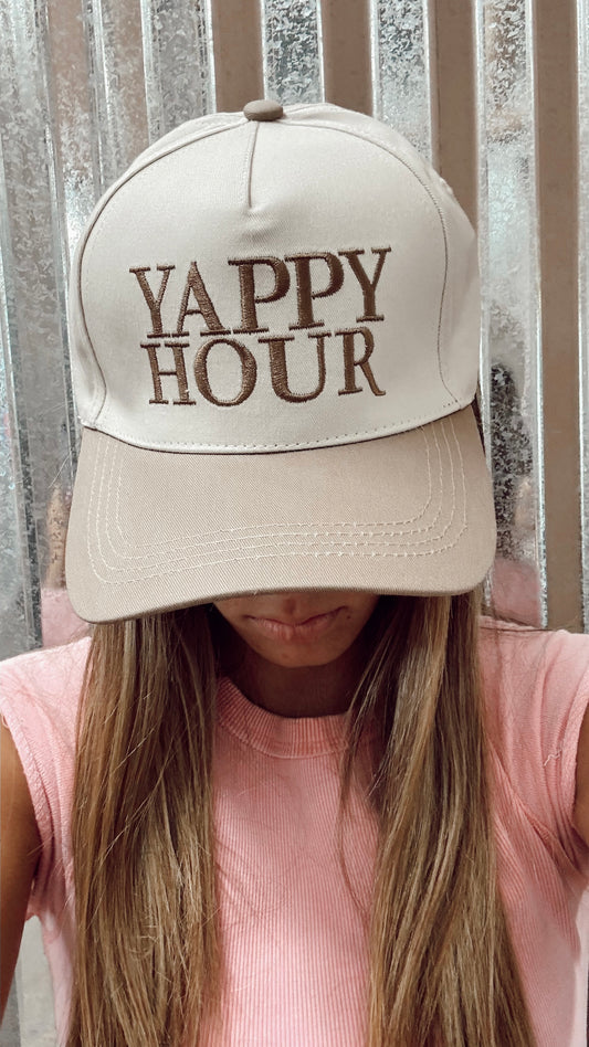 Yappy Hour Ball Cap - Brown