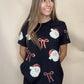 Santa's Girl Sequins Top
