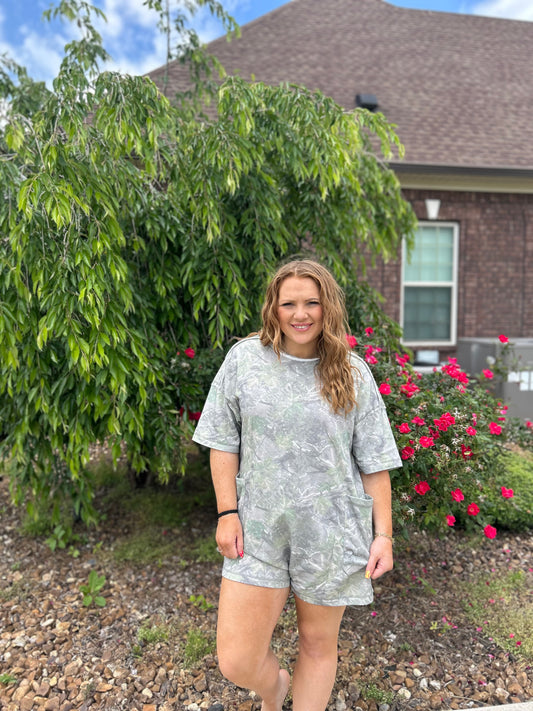 Something For You Camo Romper