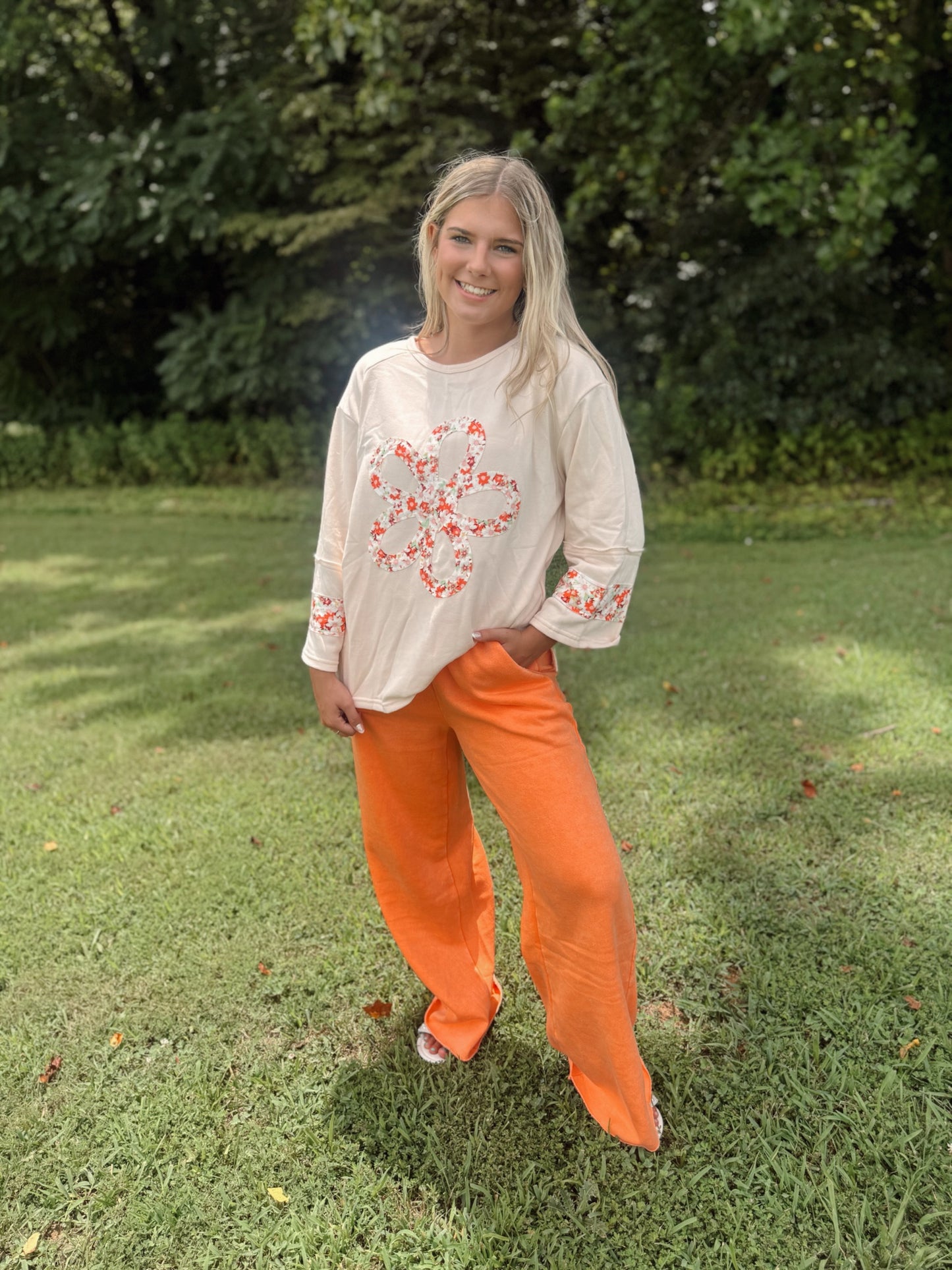 Change My Mind Sweatpants - Lt Orange