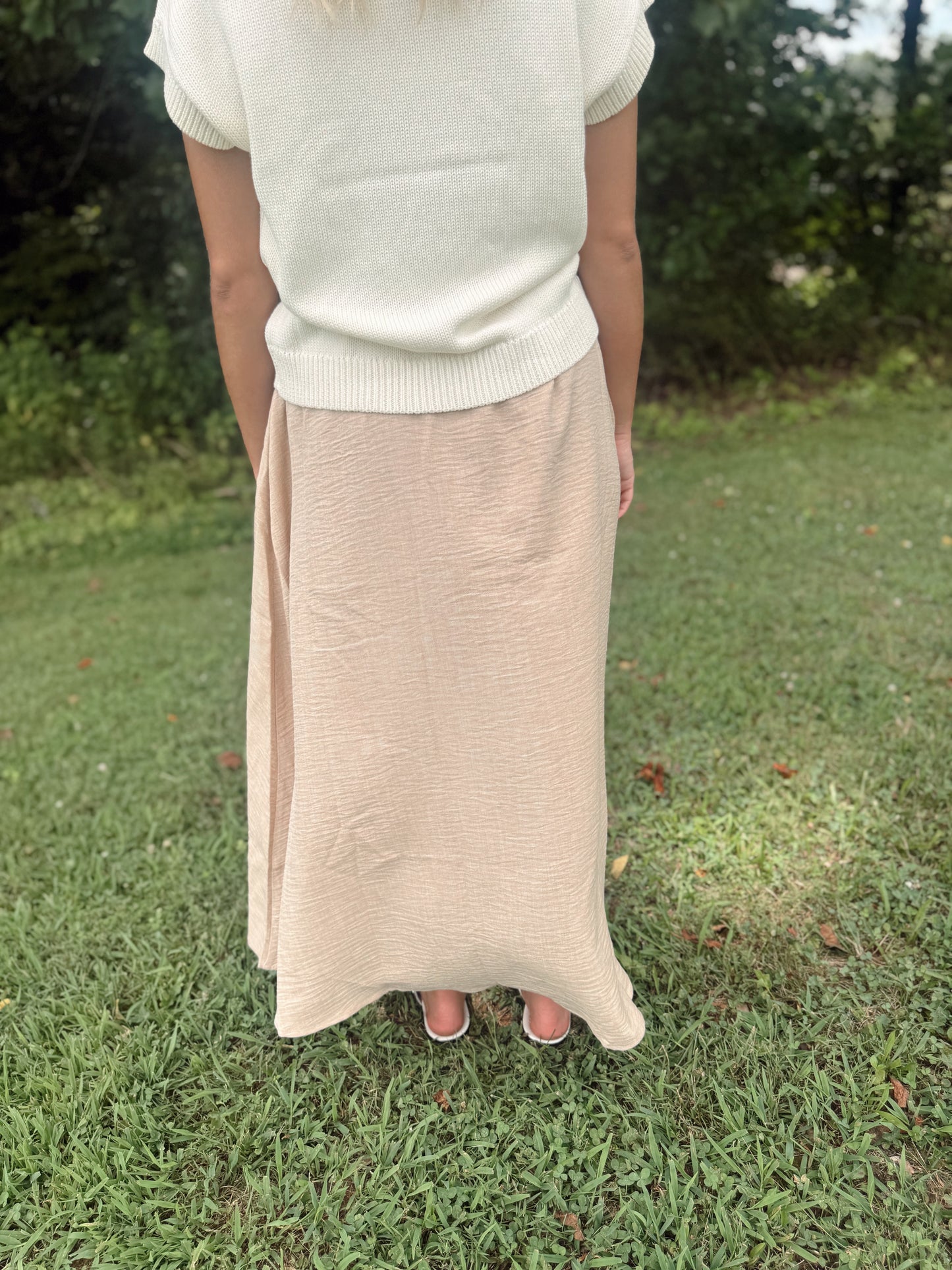 On Her Time Midi Skirt
