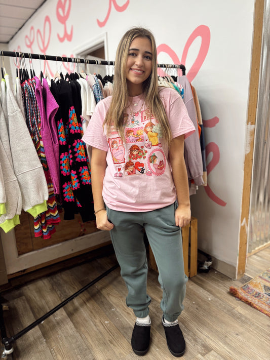 Cozy Queen Jogging Pants - Ash Jade