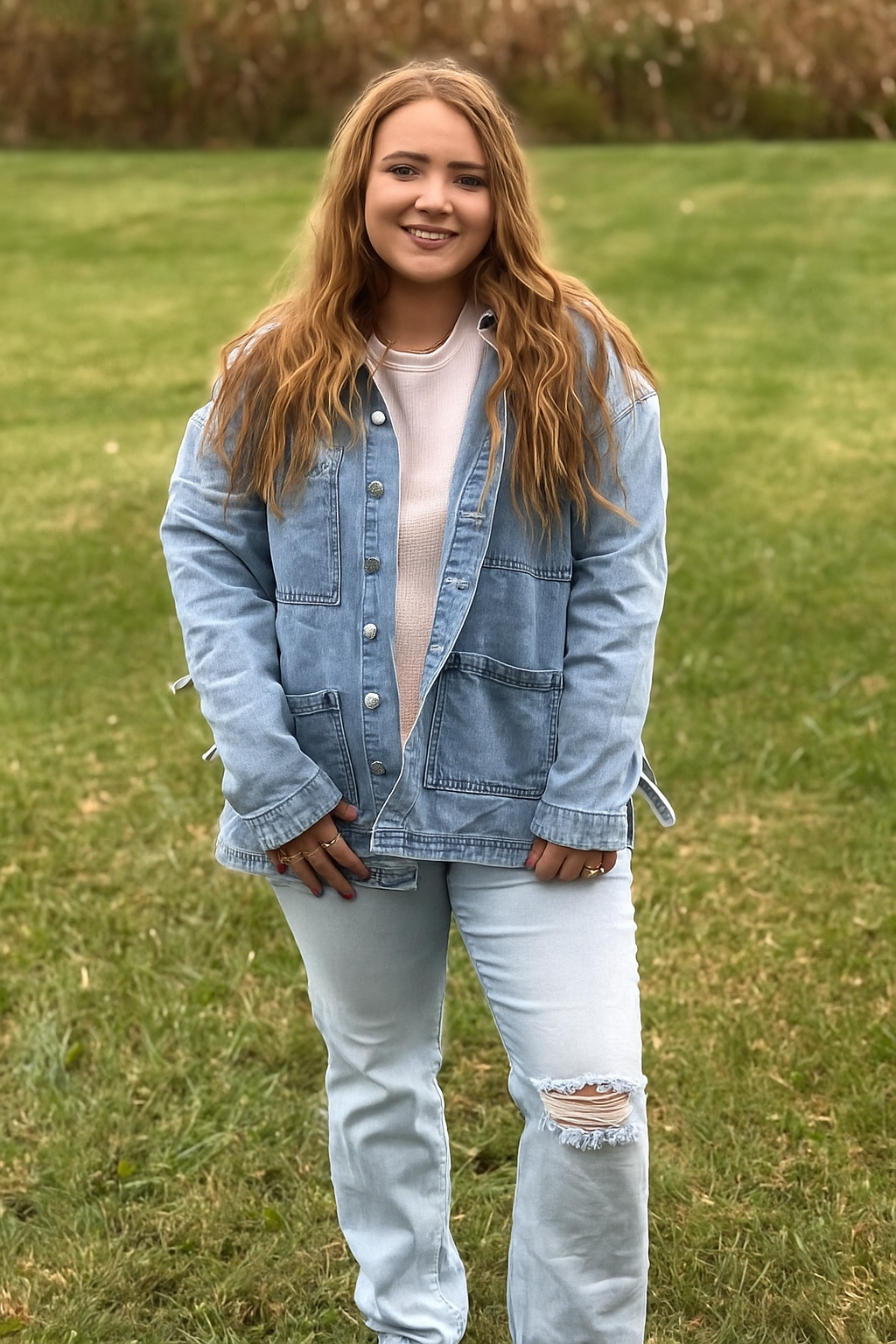 Want It More Blue Jean Jacket