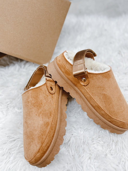 Feelin' You Slingback Slipper - Tan