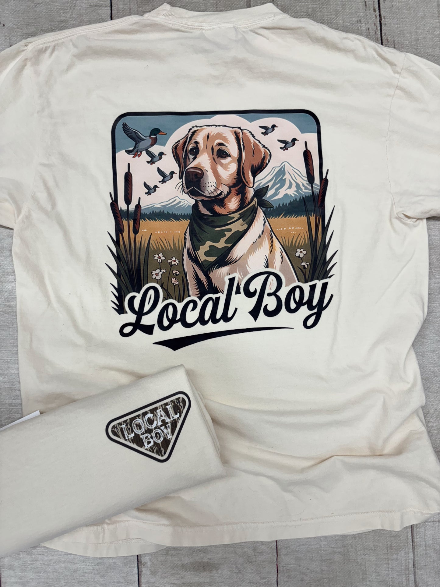 Local Boy Bird Dog Short Sleeve Graphic Tee