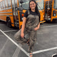 Wild Girl Cheetah Overalls