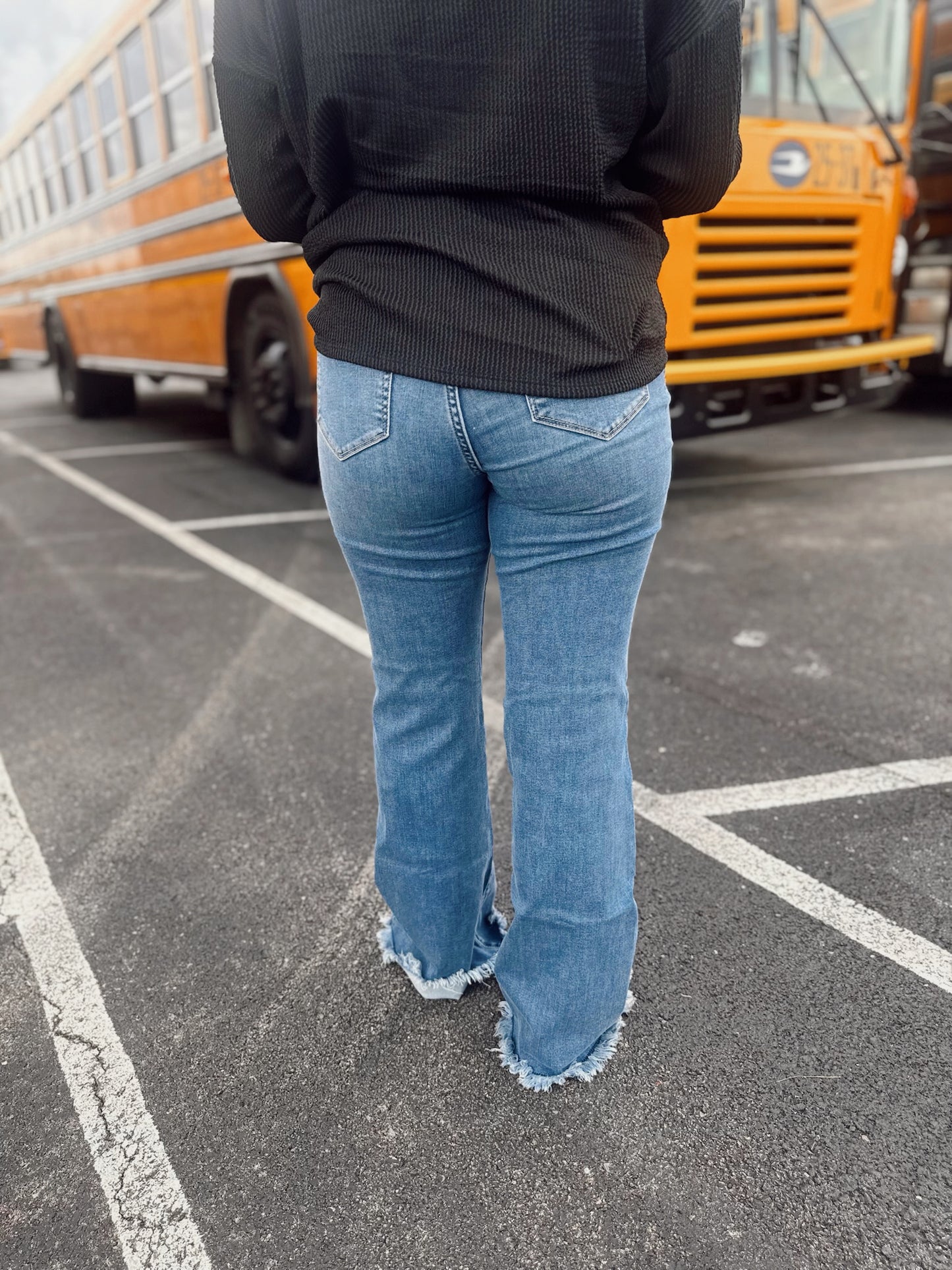 Martha Medium Wash Flare Jeans