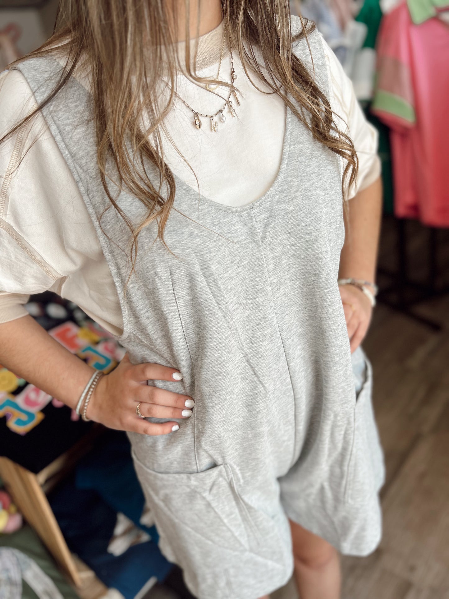 Weekend Energy Sleeveless Romper