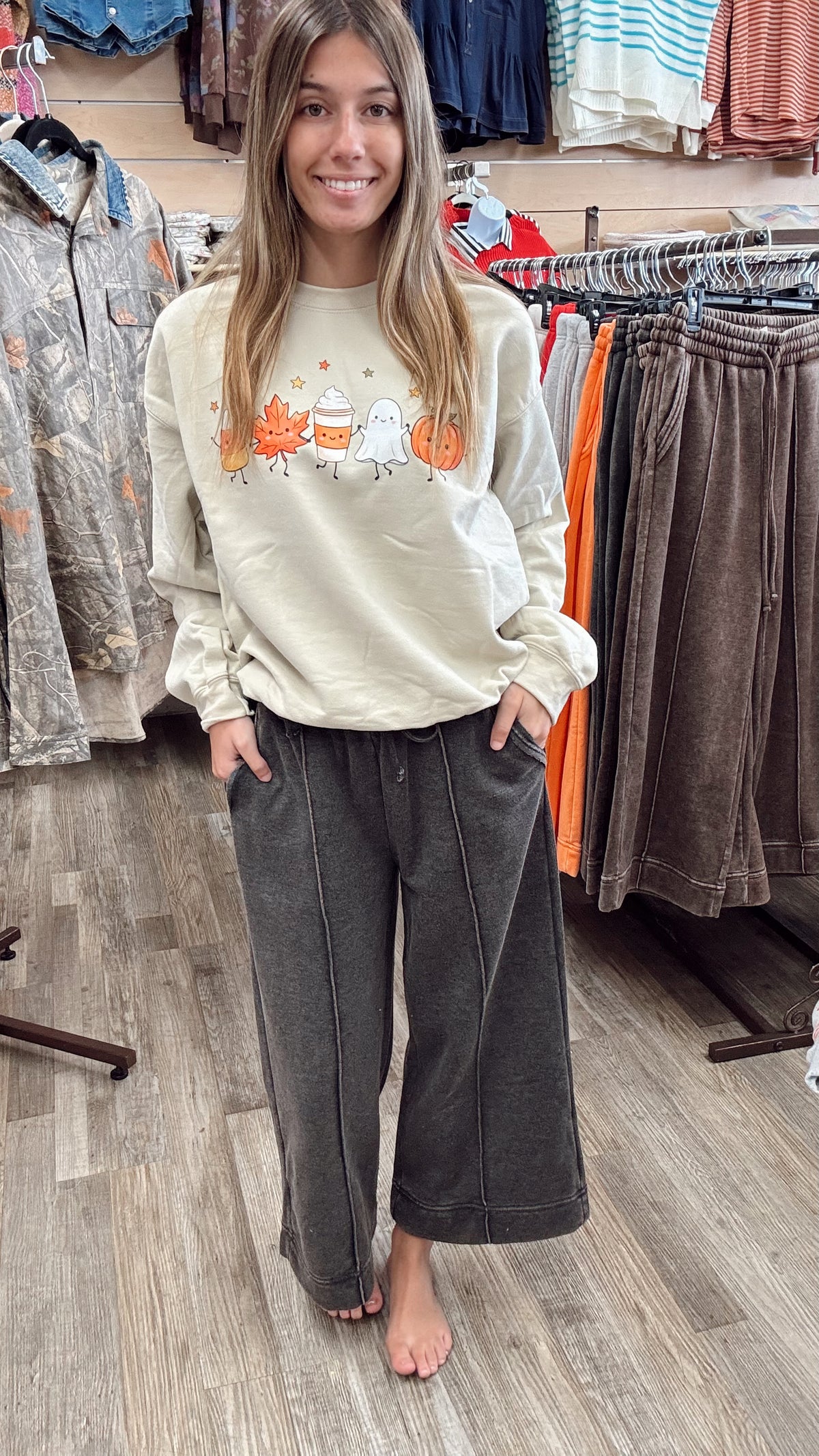 Laid Back Babe Barrel Pants - Black