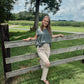 Gettin' Gone Sweater Top - Jade
