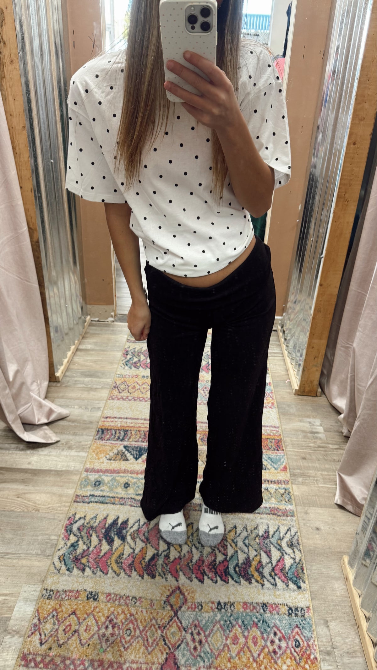 Wrong Turn Fold Over Pants - Black
