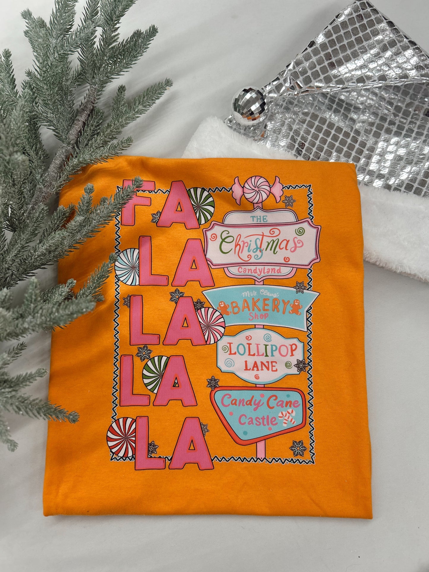 FA LA LA LA LA Sign Graphic Tee