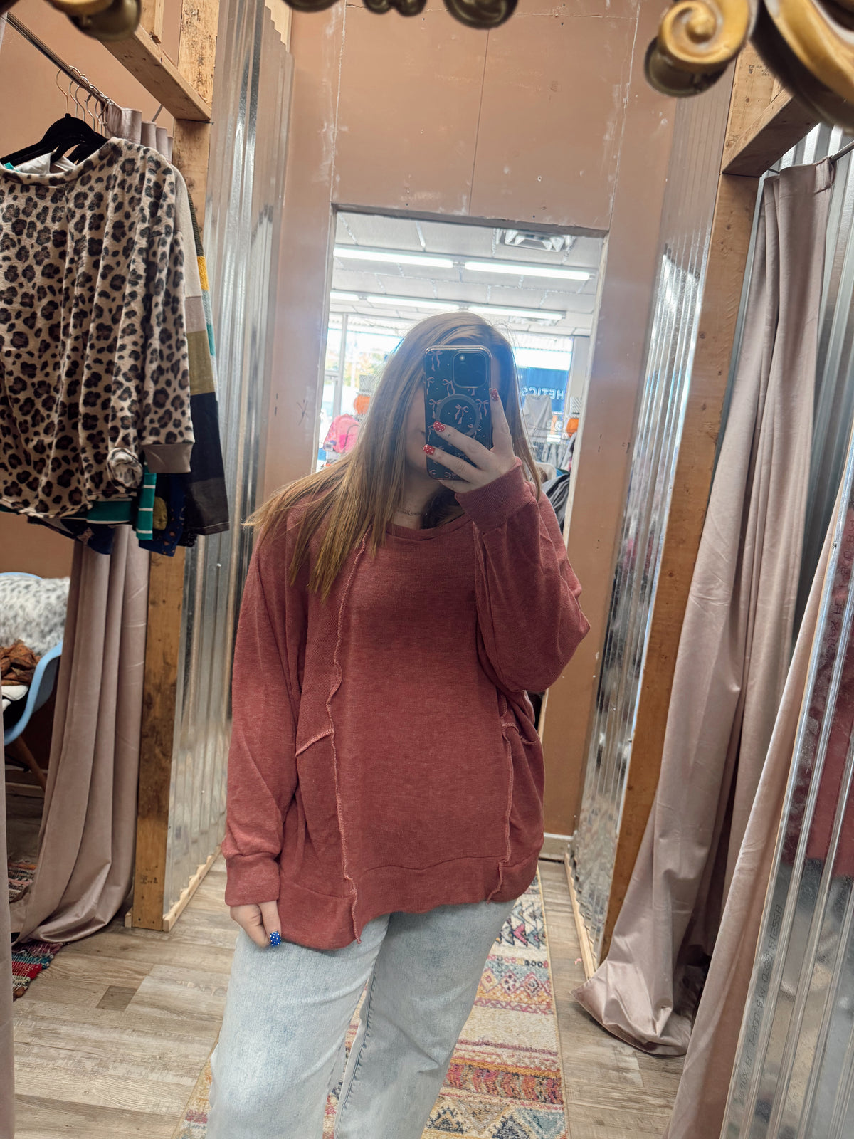 DB - Burgundy Crewneck ET935-H