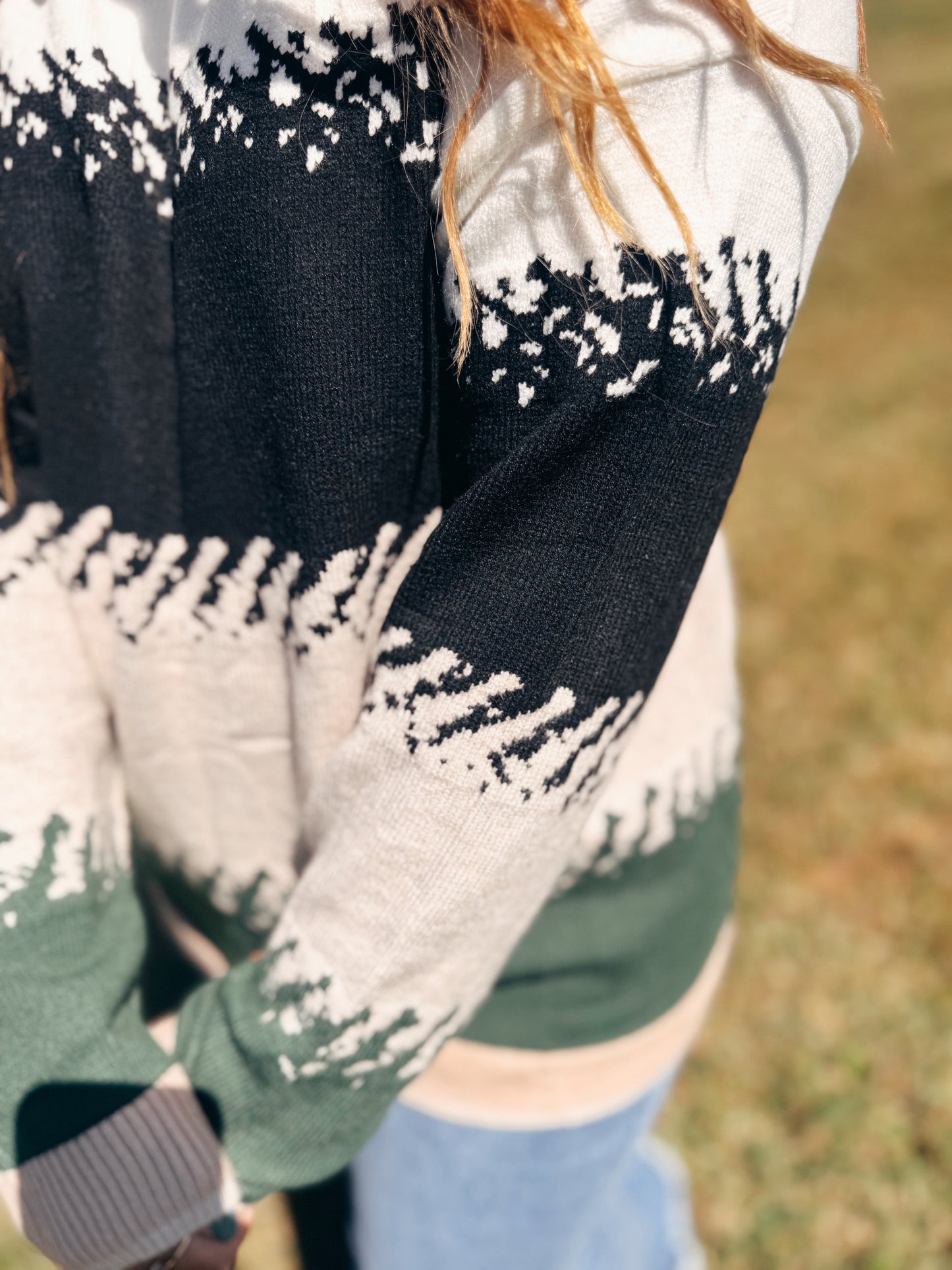 Busy Dayz Striped Sweater