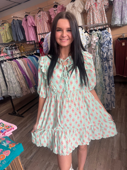 Wednesday Morning Ruffle Dress