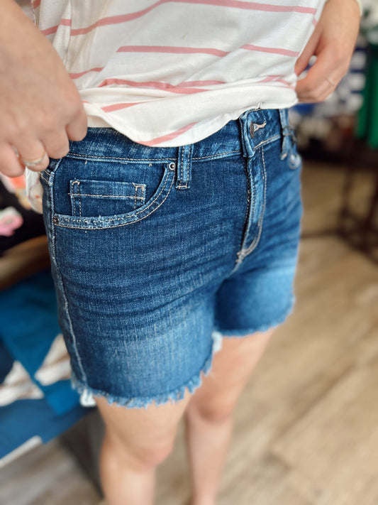 Perfect Pair Denim Shorts {Small-3X}