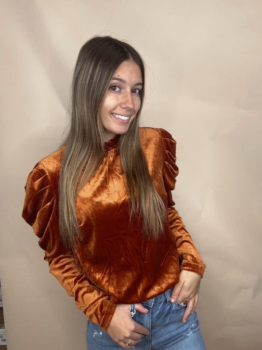 Holiday Happy Velvet Top