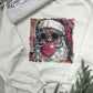 Santa Blowing Bubble Graphic Tee