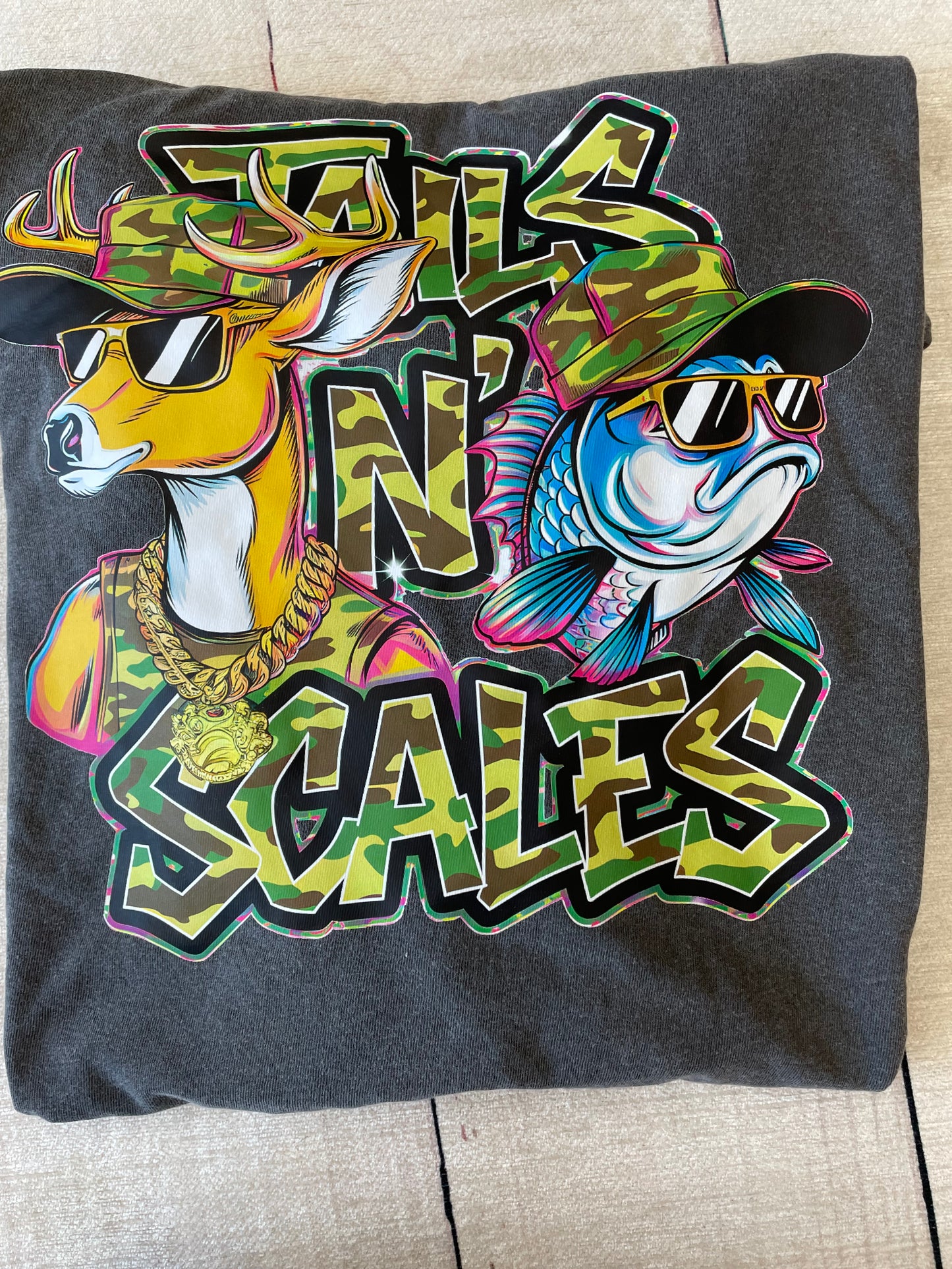 Tails And Scales Graphic Tee