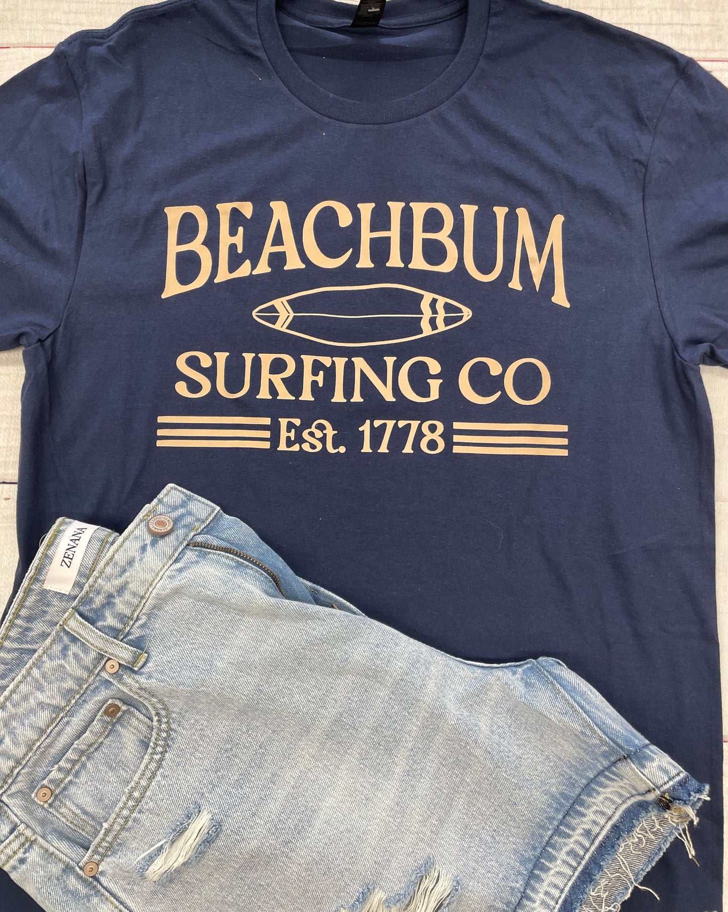 Beach Bum Surfing Co Graphic Tee