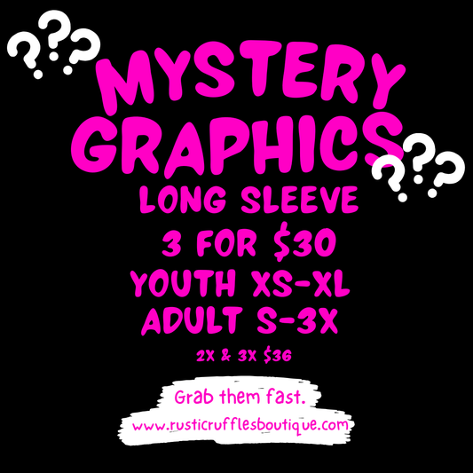 CM Long Sleeve Mystery Tee's 3 pack - Youth