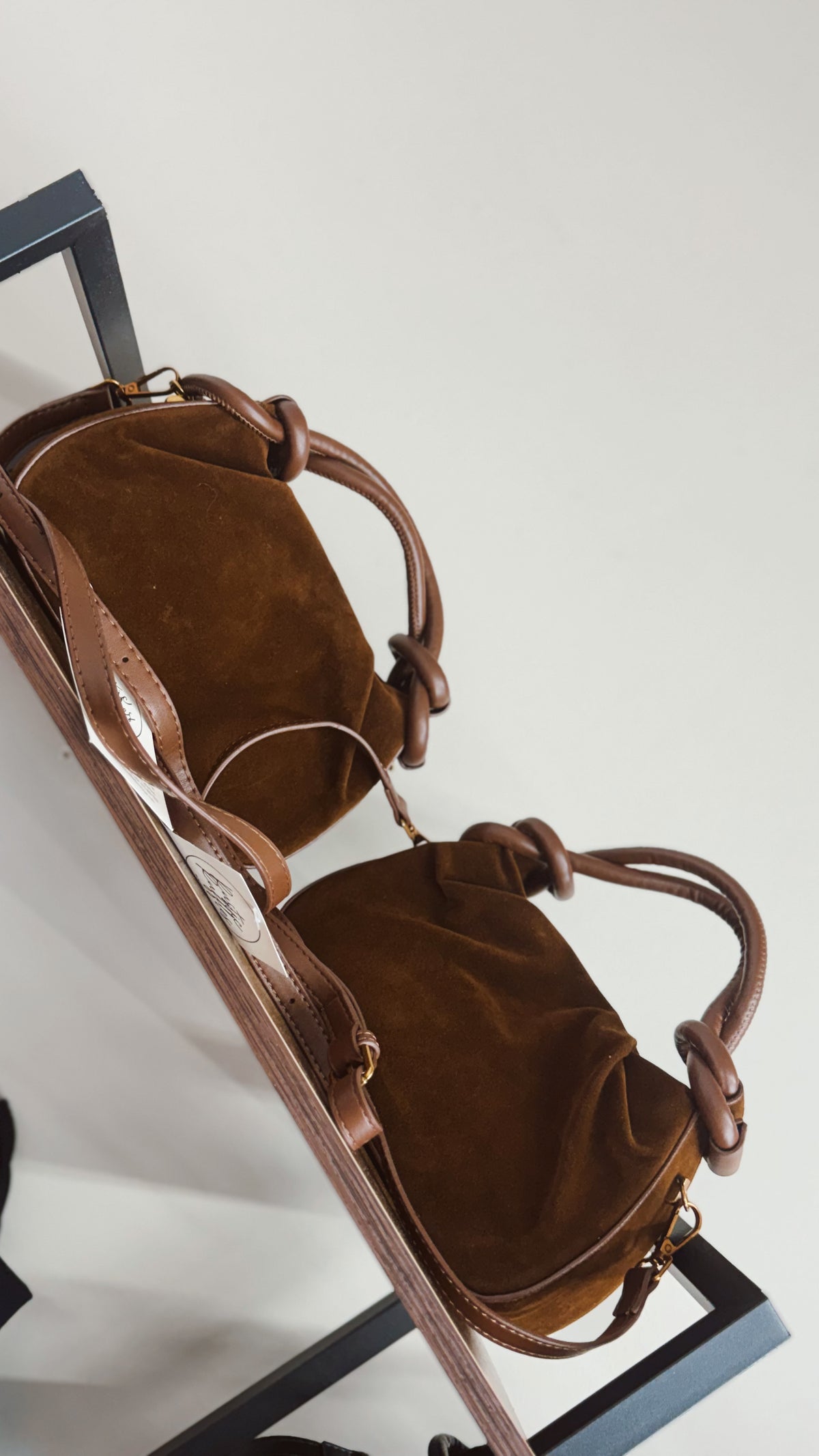 Suede Mini Purse - Brush