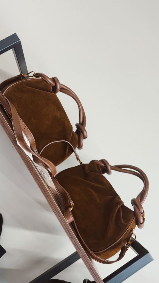 Suede Mini Purse - Brush
