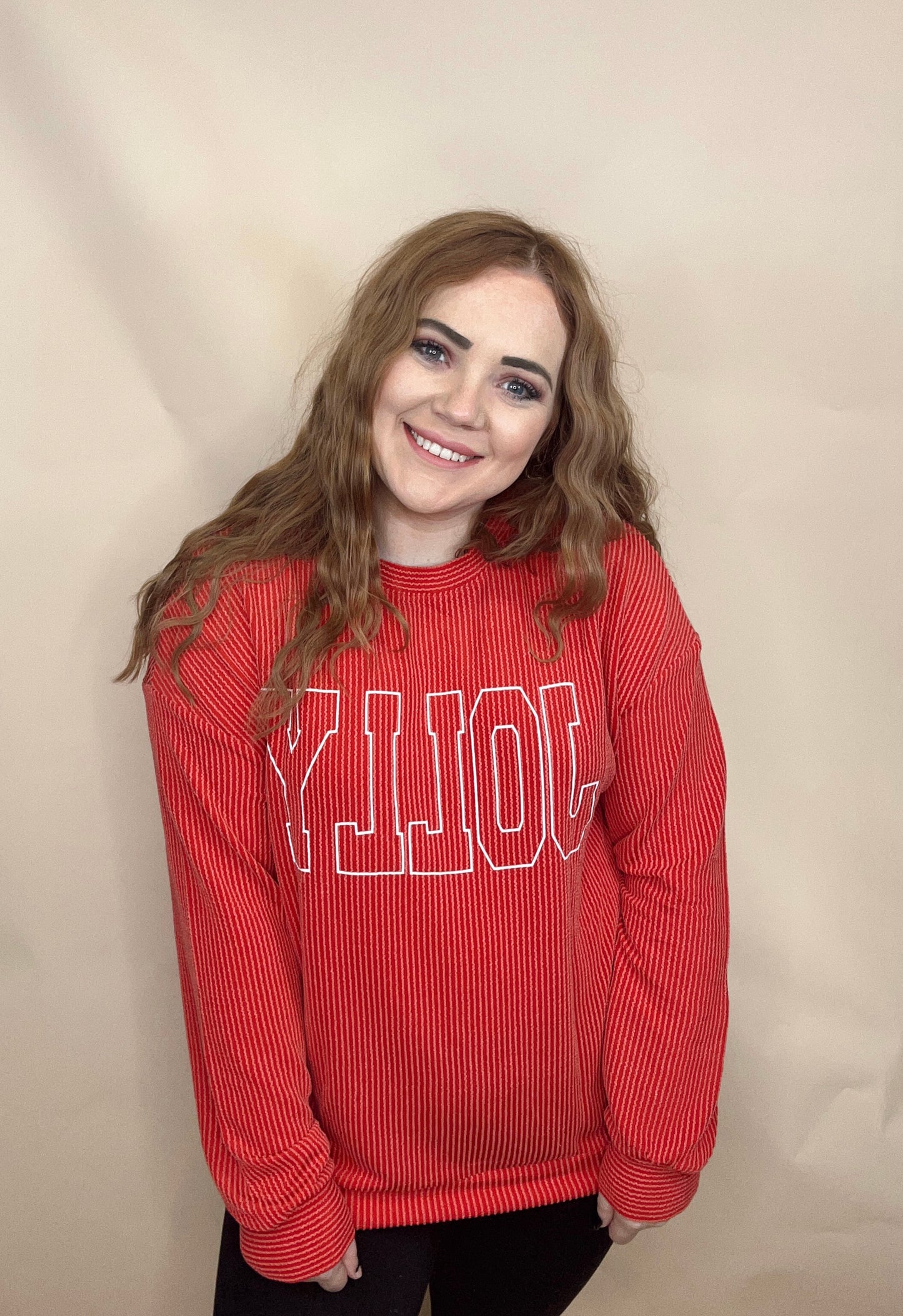 Jolly Ribbed Long Sleeve Top