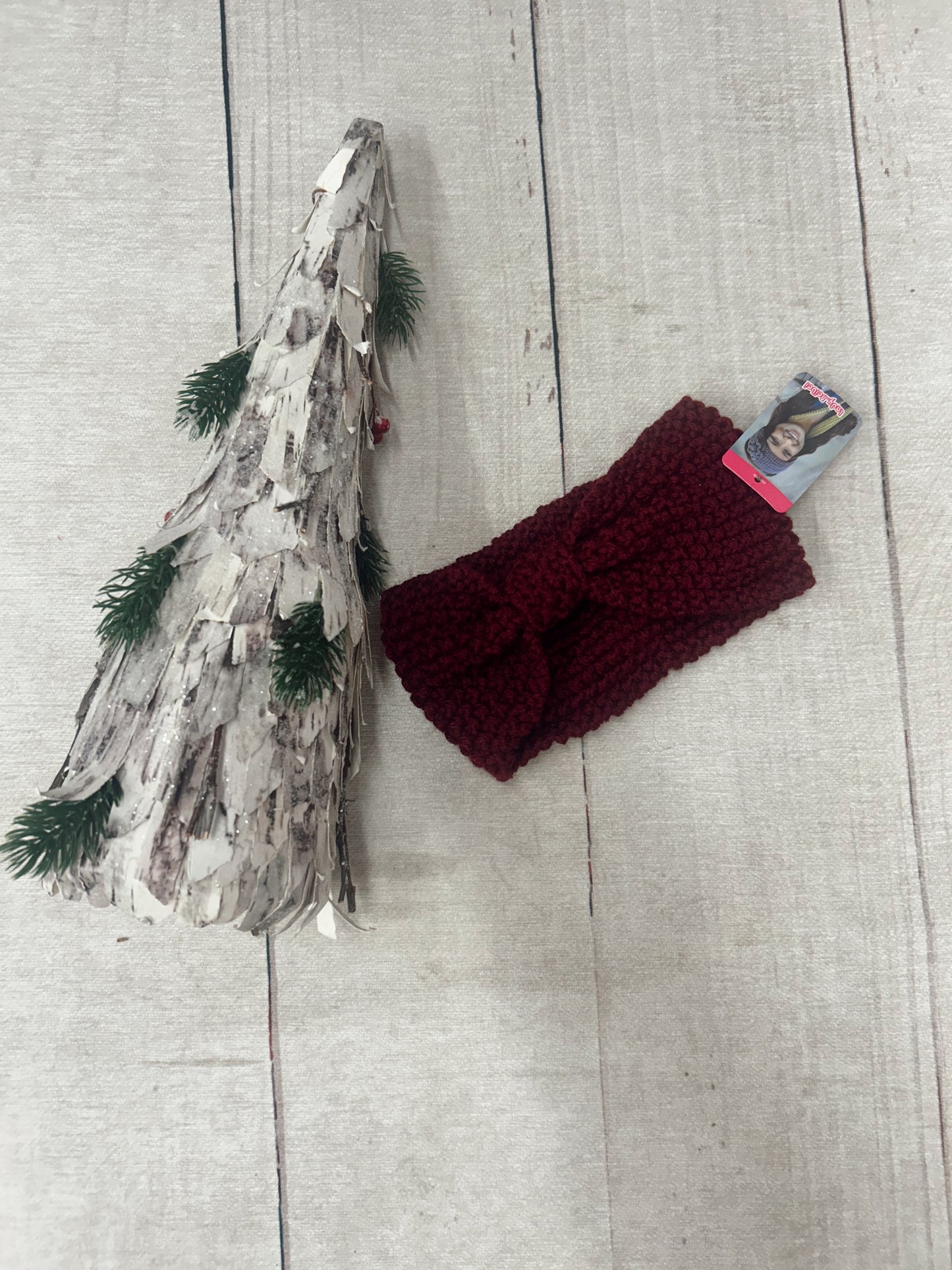 Crochet Headband - Maroon