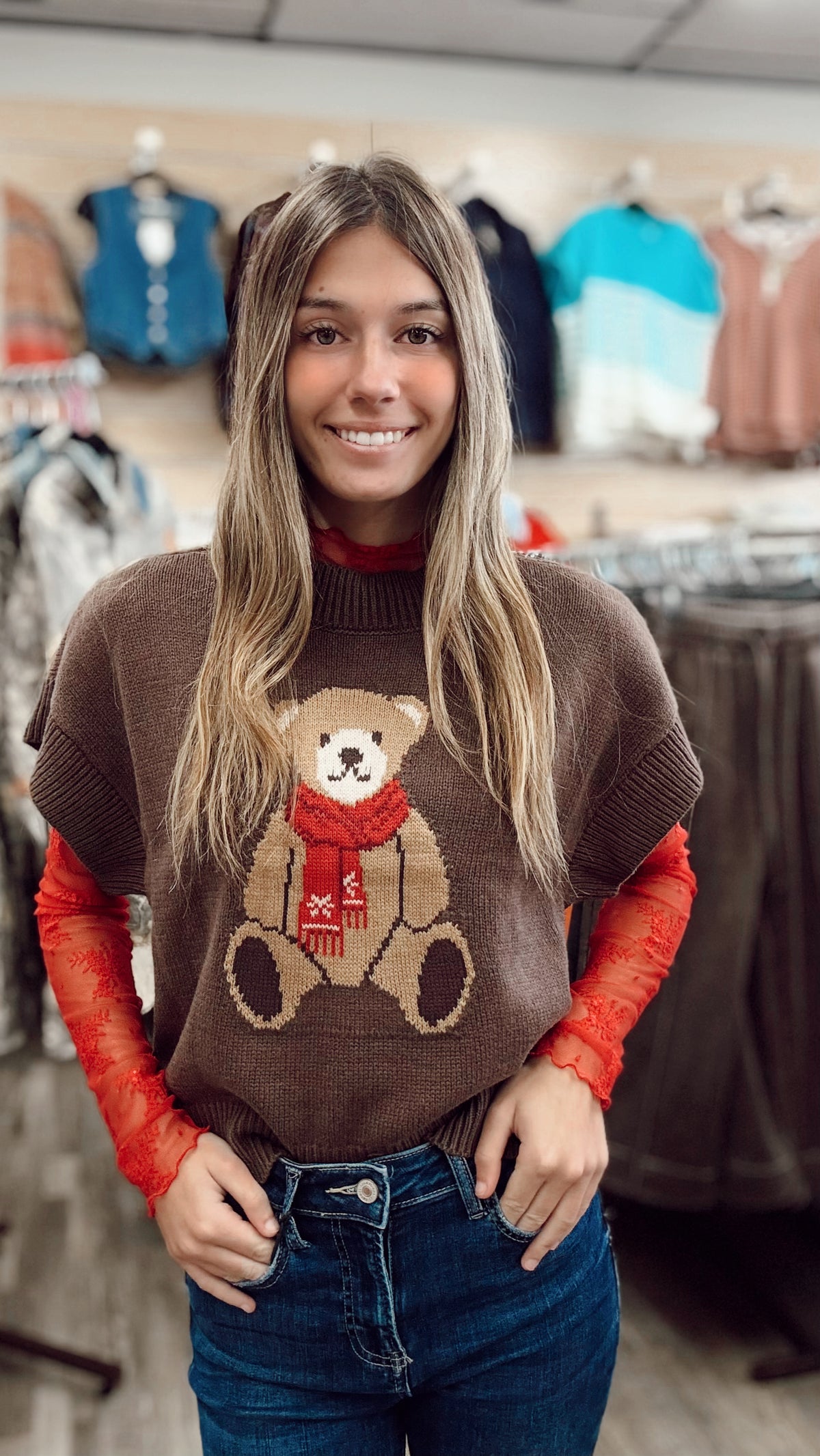Timeless Teddy Sweater Top