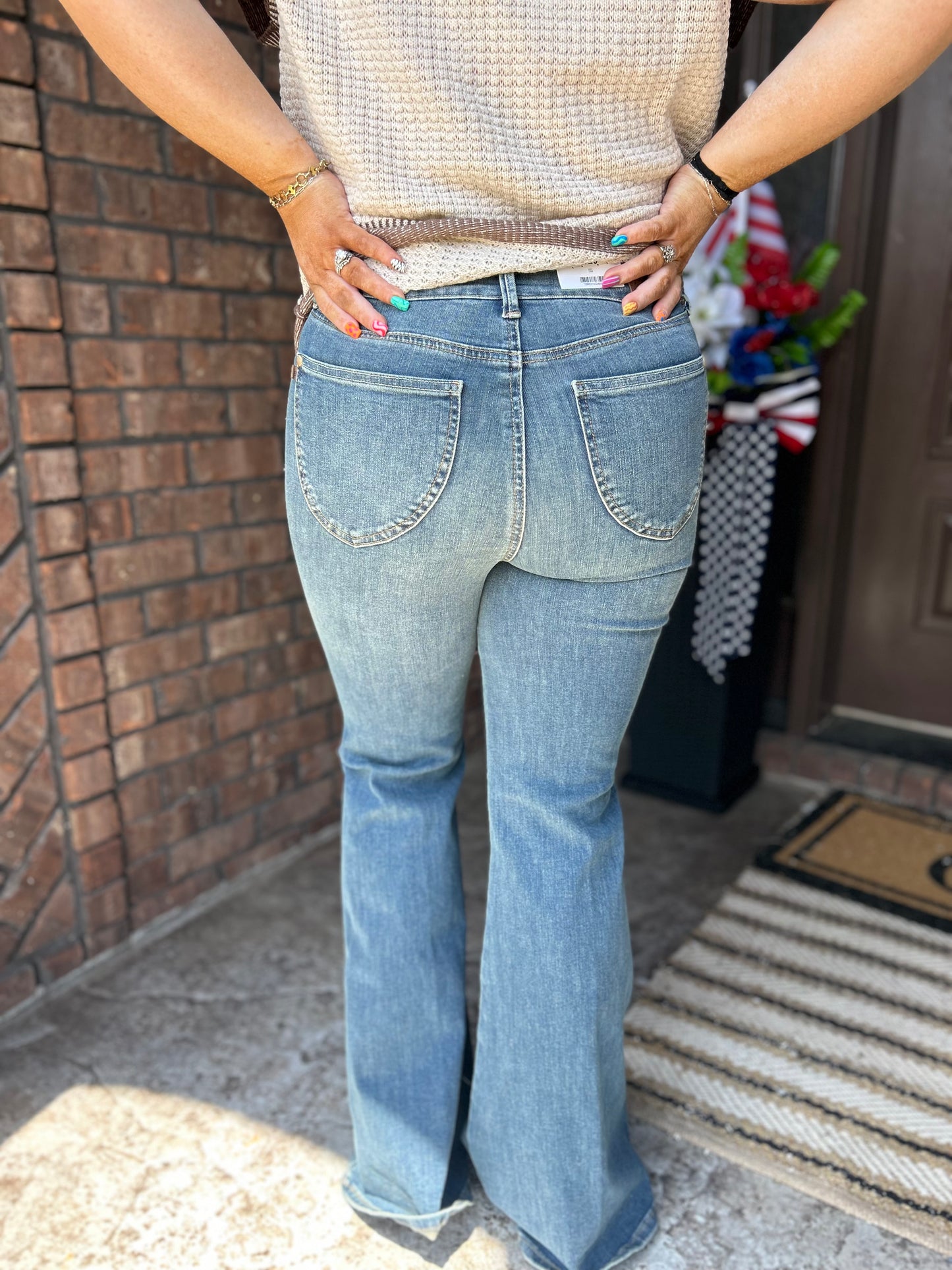 Jade JUDY BLUE High Rise Flare Jeans