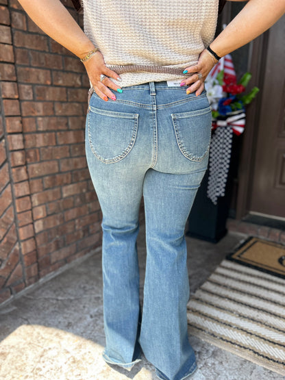 Jade JUDY BLUE High Rise Flare Jeans