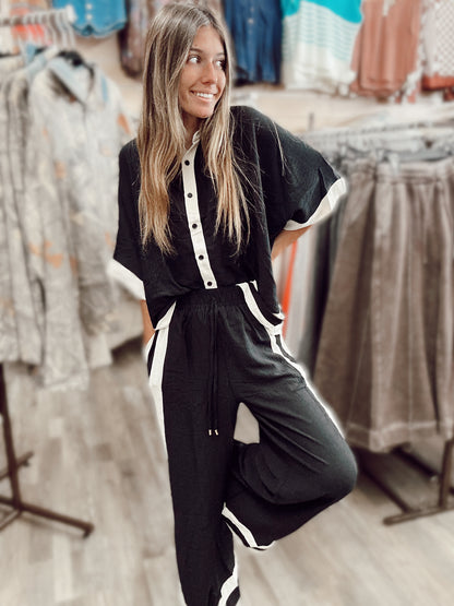 Love You More 2 Piece Set - Black
