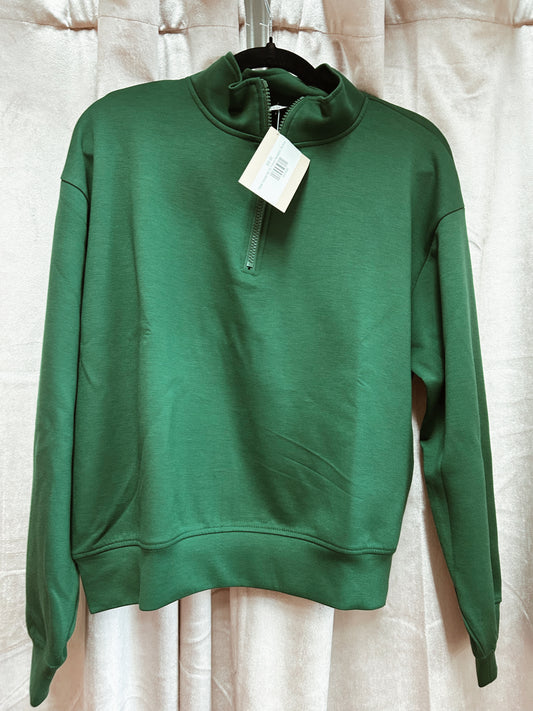 Scuba Half Zip Pullover Sweatshirt - Dk Green