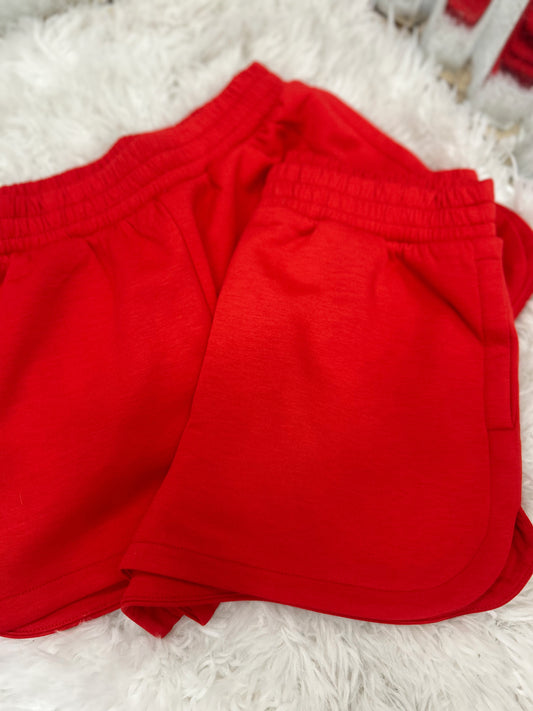 DOORBUSTER Scuba Dolphin Shorts - Ruby