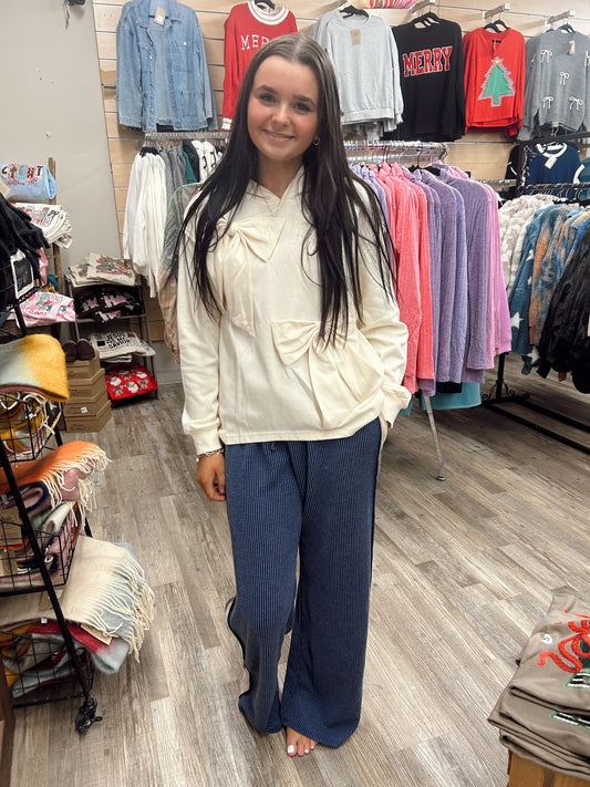 Slow Motion Casual Pants - Navy