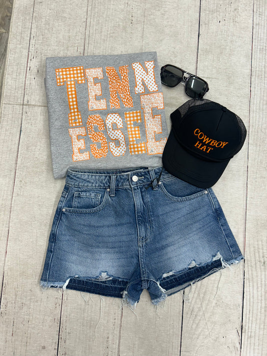 Tennessee Orange Pattern Graphic Tee- Gildan