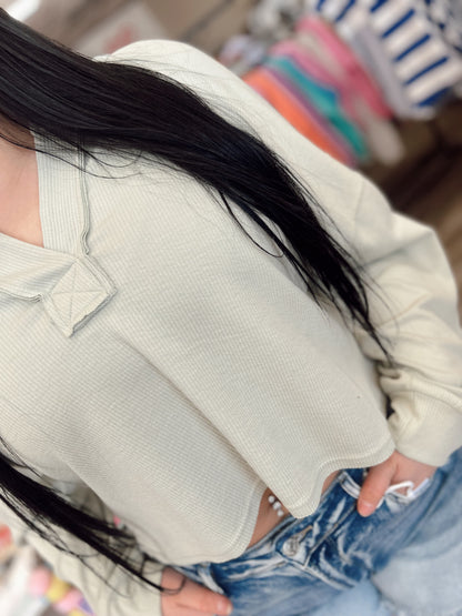 Drift Away Knit Top - Sage