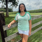 Vintage Market V-Neck Top