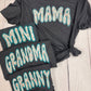 Boho Green Name Graphic Tee - Customizable