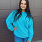 Sweater Weather Oversized Sweater - Sky