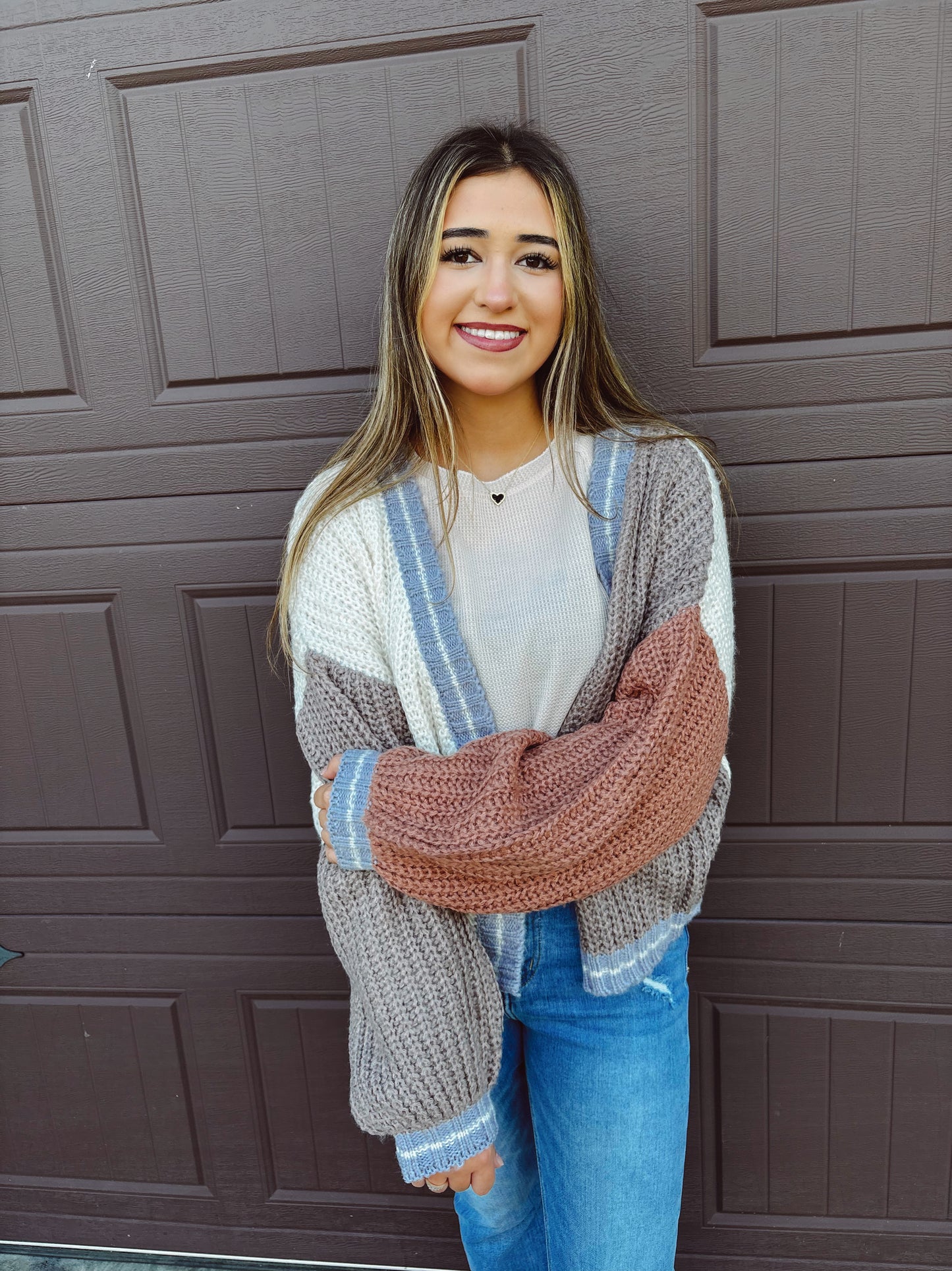 Hayride Honey Chunky Cardigan - Cream