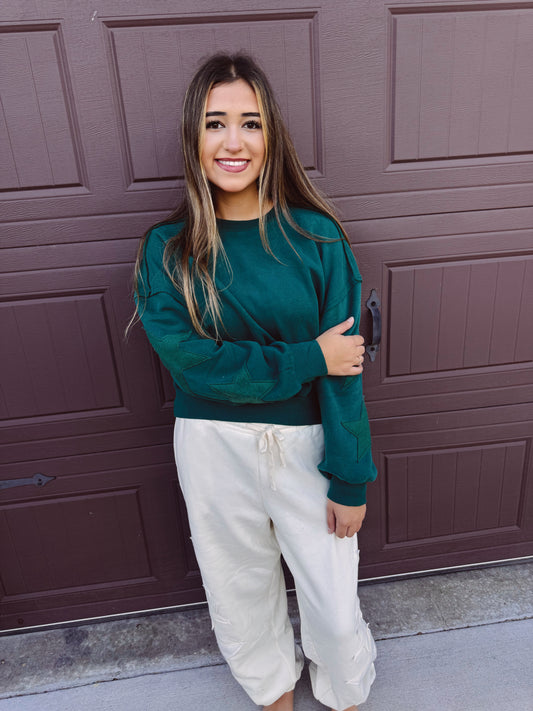 Star Of The Show Sweatshirt - Green