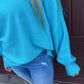 Front Porch Mornings Sweater - Sky