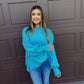 Front Porch Mornings Sweater - Sky