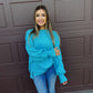 Front Porch Mornings Sweater - Sky