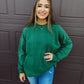Cozy Cabin Club Sweatshirt - Dark Green