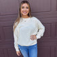 Truly You Mineral Wash Crewneck - Taupe
