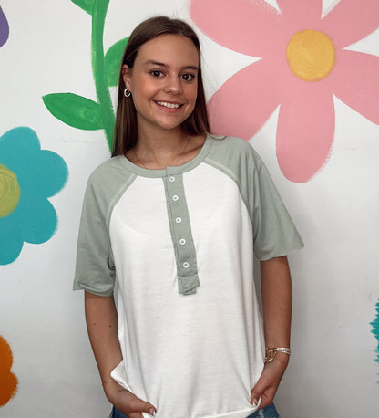 Must've Been Me Henley Top